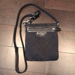 Coach black crossbody bag